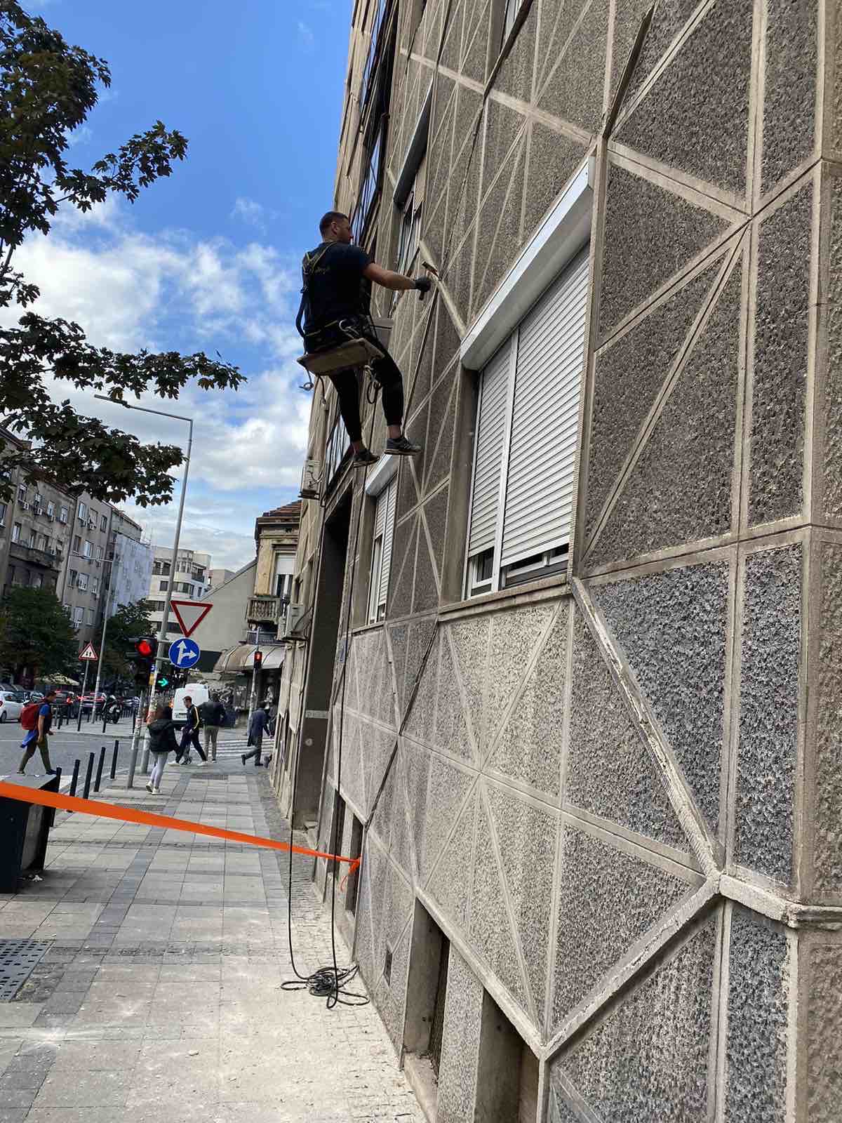 Obijanje fasade Balkanska ulica beograd